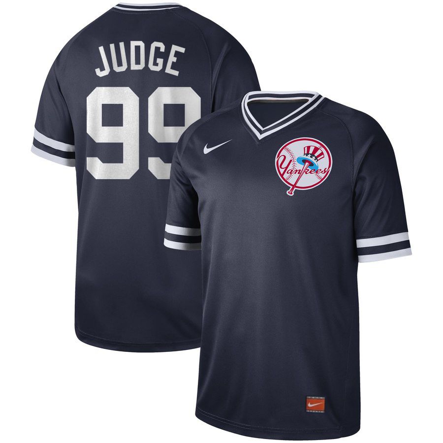 2019 Men MLB New York Yankees #99 Judge blue Nike Cooperstown Collection Jerseys